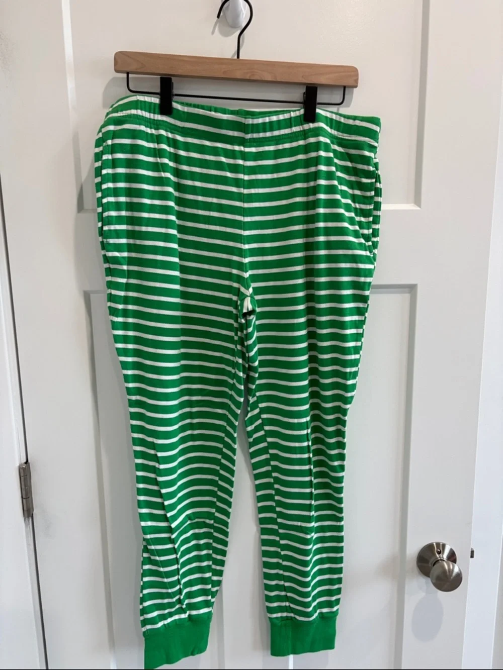 Target Green & White Striped Women’s Long-Sleeve Pajama sets- 2 sets - Picture 3 of 6